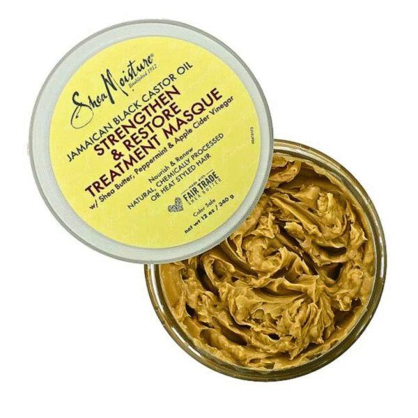 Shea Moisture Jamaican Strengthen and Restore Hair Treatment Masque - Image 2