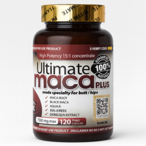 Original Ultimate Maca - Curves, Hips & Butt ألتيميت ماكا بلس – مكمل عشبي طبيعي لتكبير الأرداف والورك
