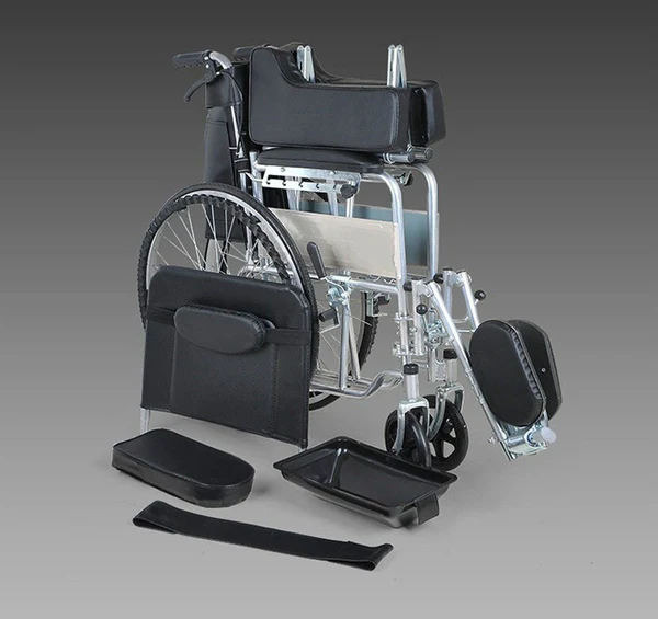 crony-xt-d-004-hand-pushed-semi-lying-wheelchair-with-toilet-convenient-four-brake-wheelchair-multifunctional-folding-wheelchair-457259